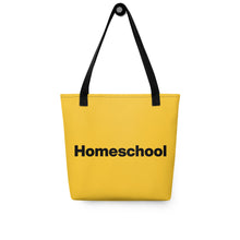 Load image into Gallery viewer, Yellow Homeschool bag