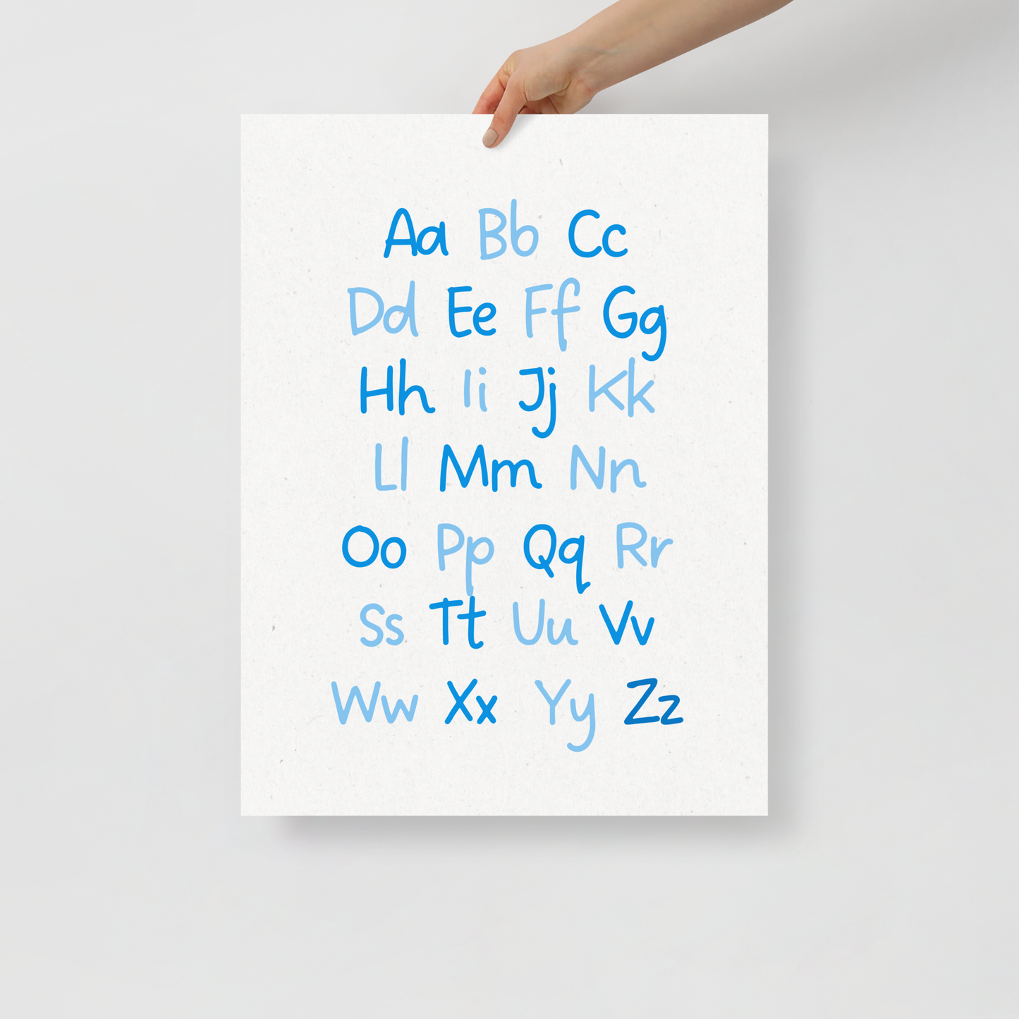 Alphabet A-Z DK12 Educational Poster