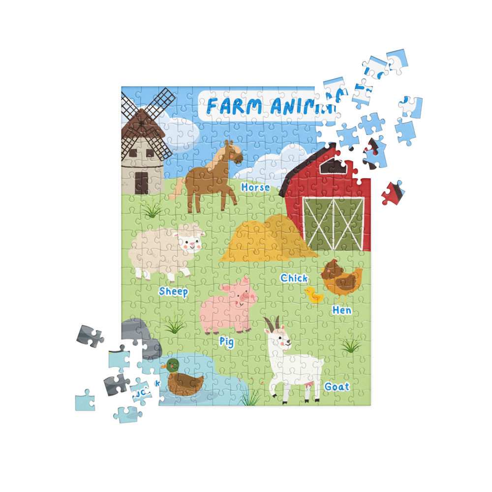 DK12 Farm Animals Puzzle