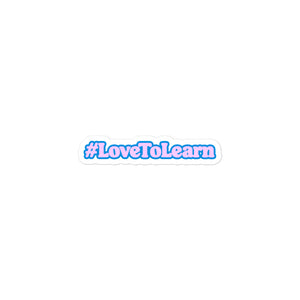 #LoveToLearn Sticker