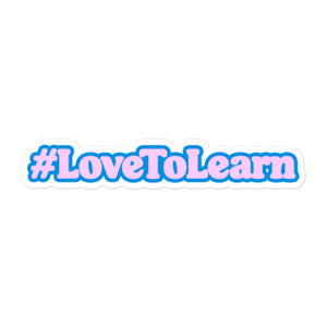 #LoveToLearn Sticker
